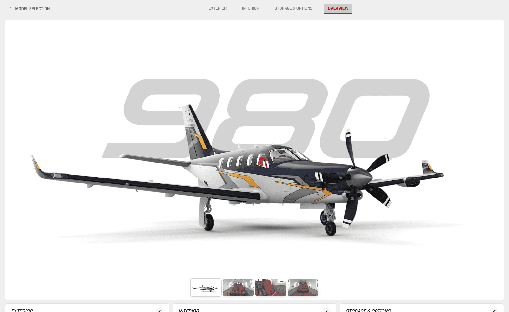 Configurateur TBM - Aperçu slider