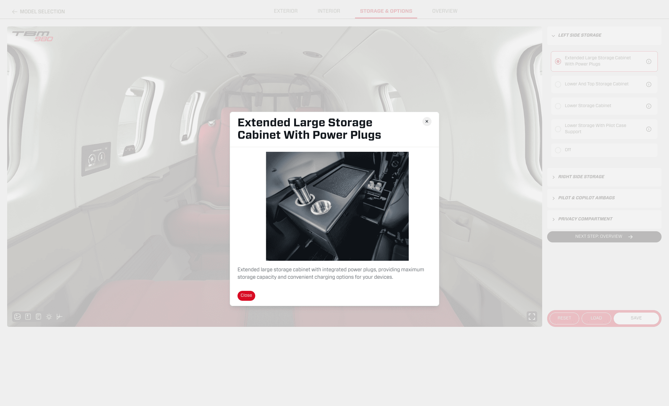 Configurateur TBM - Option